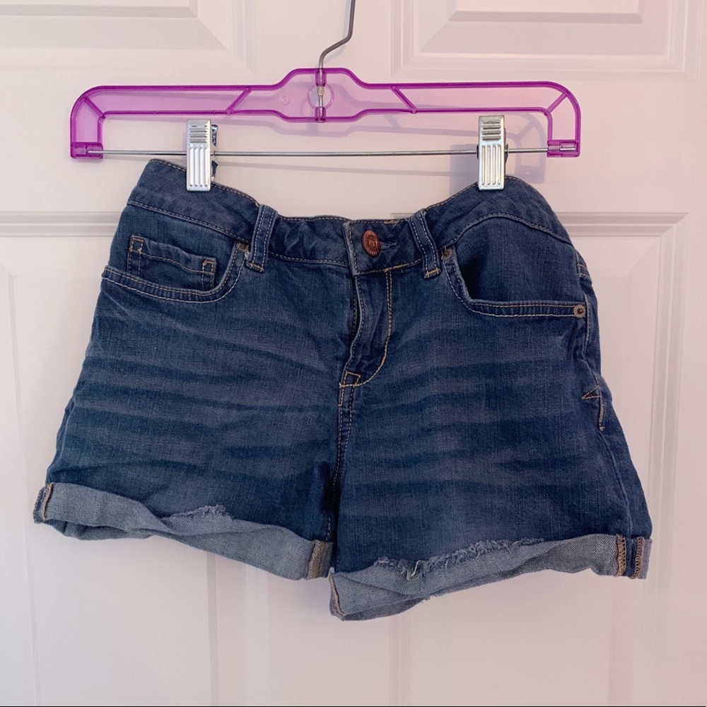 denim shorts